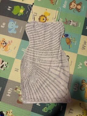 Windsor Mini dress with Bedazzle Stars 
Y2K fav